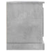 Comodă TV, gri beton, 100x35,5x45 cm, lemn prelucrat - WALTI WALTI