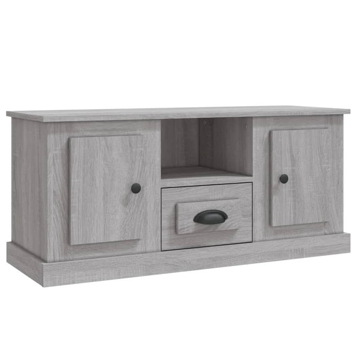Comodă TV, gri sonoma, 100x35,5x45 cm, lemn prelucrat - WALTI WALTI