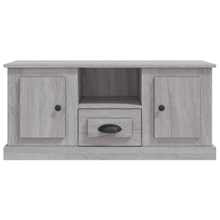 Comodă TV, gri sonoma, 100x35,5x45 cm, lemn prelucrat - WALTI WALTI
