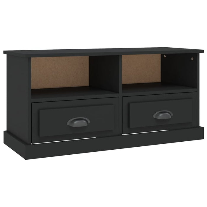 Comodă TV, negru, 93x35,5x45 cm, lemn prelucrat - WALTI WALTI