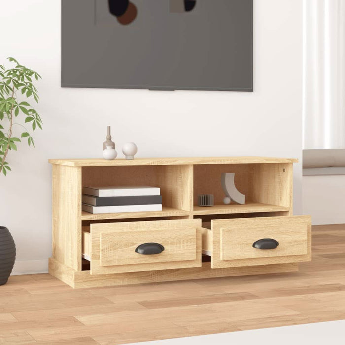 Comodă TV, stejar sonoma, 93x35,5x45 cm, lemn prelucrat - WALTI WALTI