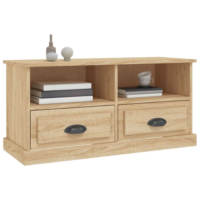 Comodă TV, stejar sonoma, 93x35,5x45 cm, lemn prelucrat - WALTI WALTI