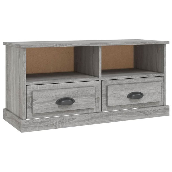 Comodă TV, gri sonoma, 93x35,5x45 cm, lemn prelucrat - WALTI WALTI