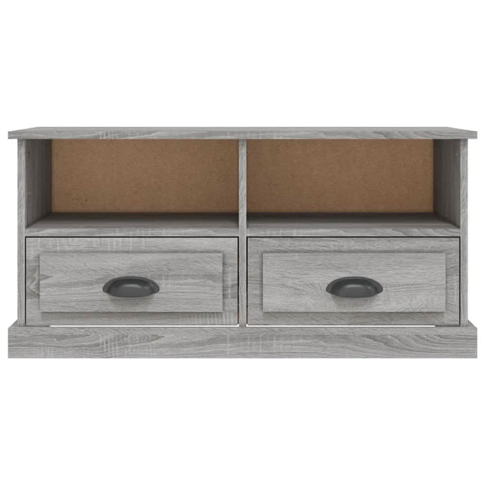 Comodă TV, gri sonoma, 93x35,5x45 cm, lemn prelucrat - WALTI WALTI