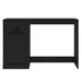 Birou cu sertar, negru, 115x50x75 cm, lemn prelucrat - WALTI WALTI