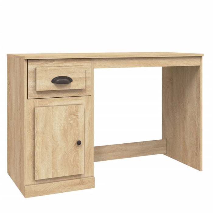 Birou cu sertar, stejar sonoma, 115x50x75 cm, lemn prelucrat - WALTI WALTI