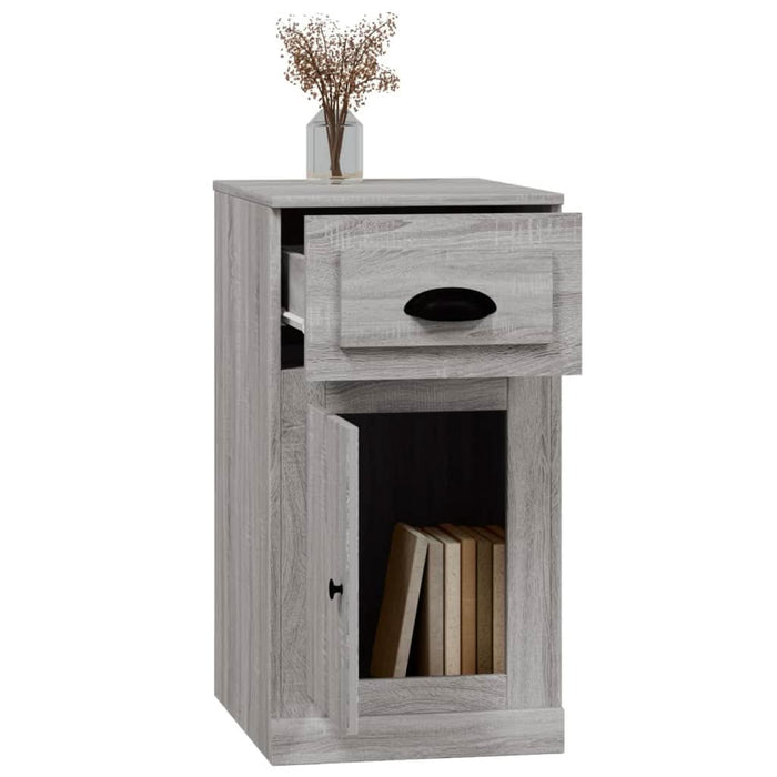 Dulap lateral, sertar, gri sonoma, 40x50x75 cm, lemn prelucrat - WALTI WALTI