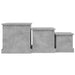 Mese suprapuse, 3 buc., gri beton, lemn prelucrat - WALTI WALTI