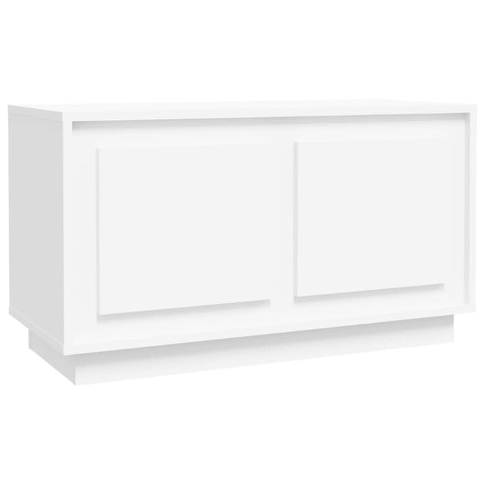 Dulap TV, alb, 80x35x45 cm, lemn prelucrat - WALTI WALTI