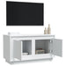 Dulap TV, alb, 80x35x45 cm, lemn prelucrat - WALTI WALTI