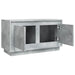 Comodă TV, gri beton, 80x35x45 cm, lemn prelucrat - WALTI WALTI