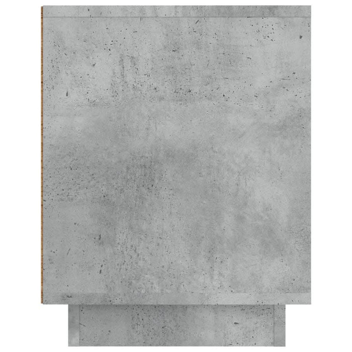 Comodă TV, gri beton, 80x35x45 cm, lemn prelucrat - WALTI WALTI