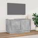 Comodă TV, gri beton, 80x35x45 cm, lemn prelucrat - WALTI WALTI