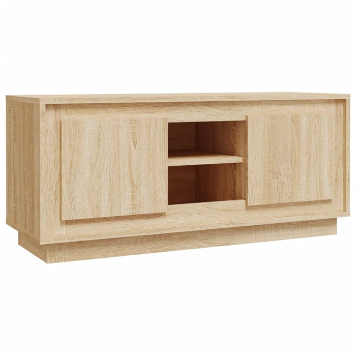 Comodă TV, stejar sonoma, 102x35x45 cm, lemn prelucrat - WALTI WALTI
