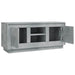 Comodă TV, gri beton, 102x35x45 cm, lemn prelucrat - WALTI WALTI