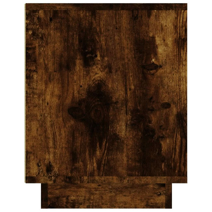 Comodă TV, stejar afumat, 102x35x45 cm, lemn prelucrat - WALTI WALTI