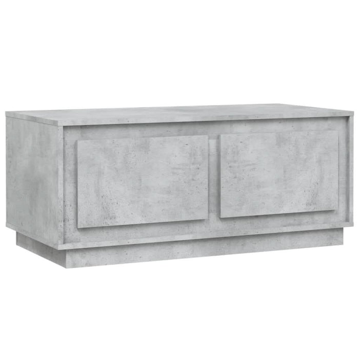 Măsuță de cafea, gri beton, 102x50x44 cm, lemn prelucrat - WALTI WALTI