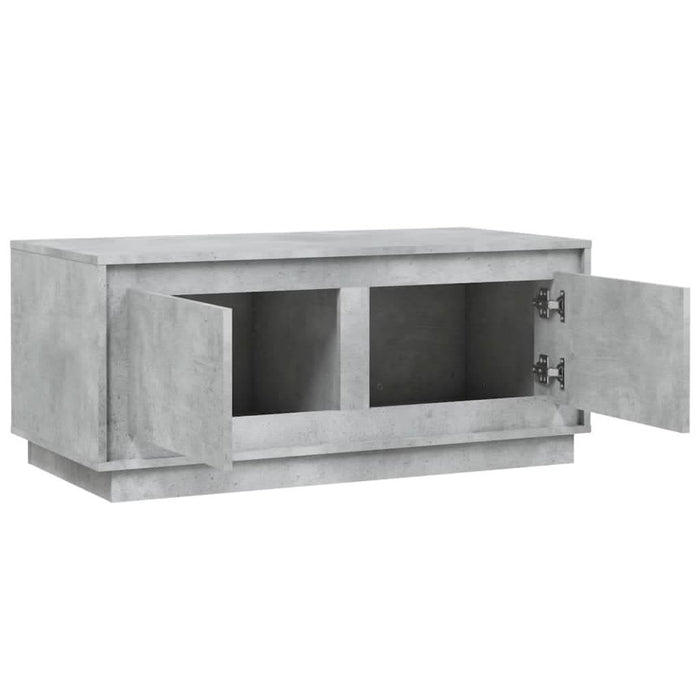 Măsuță de cafea, gri beton, 102x50x44 cm, lemn prelucrat - WALTI WALTI