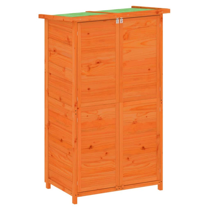 Șopron scule de grădină maro 83x57x140 cm lemn masiv de pin - WALTI WALTI