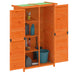 Șopron scule de grădină maro 83x57x140 cm lemn masiv de pin - WALTI WALTI