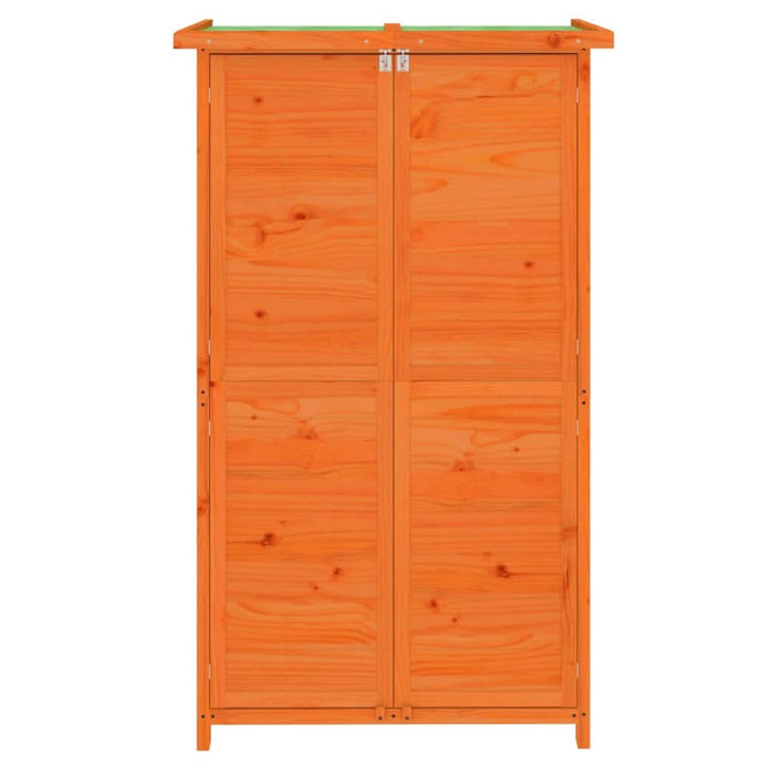 Șopron scule de grădină maro 83x57x140 cm lemn masiv de pin - WALTI WALTI