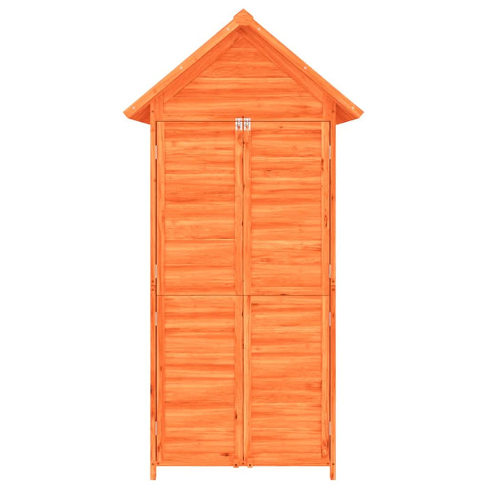 Magazie de unelte de grădină maro 89x52,5x175cm lemn masiv pin - WALTI WALTI