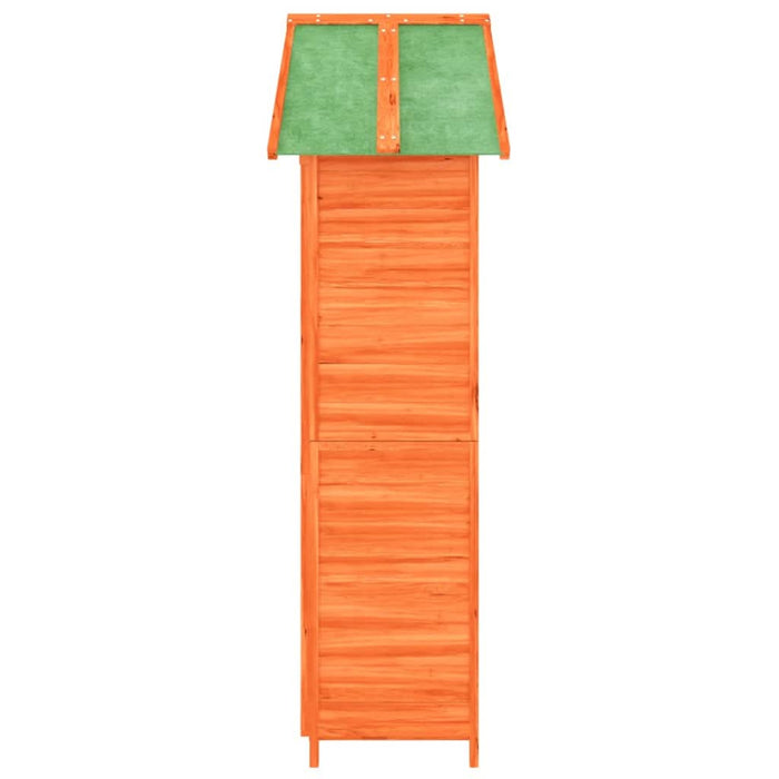 Magazie de unelte de grădină maro 89x52,5x175cm lemn masiv pin - WALTI WALTI