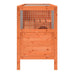 Cușcă pentru iepuri maro 103x44x69,5 cm lemn masiv de pin - WALTI WALTI