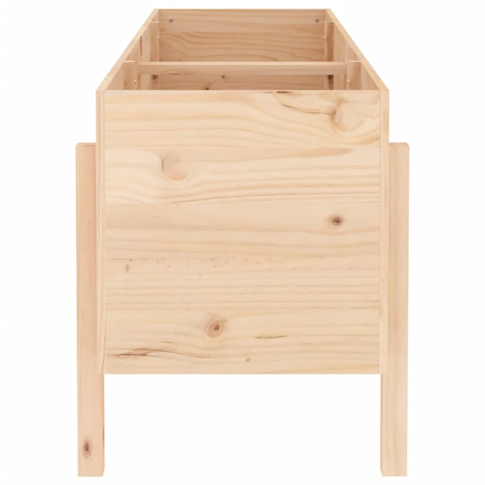 Strat înălțat de grădină, 160x50x57 cm, lemn masiv de pin - WALTI WALTI