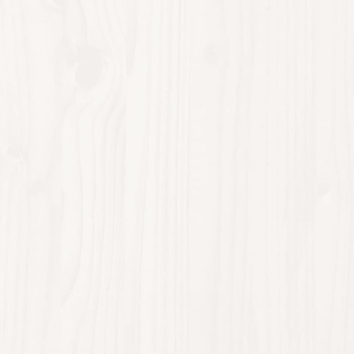 Strat înălțat de grădină, alb, 119,5x40x39 cm, lemn masiv pin - WALTI WALTI