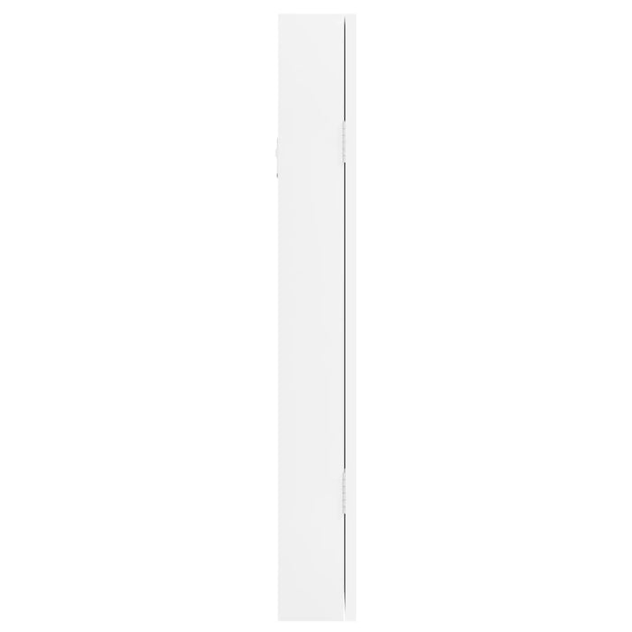 Dulap de bijuterii cu oglindă de perete, alb, 30x8,5x67 cm - WALTI WALTI