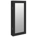 Dulap de bijuterii cu oglindă de perete, negru, 30x8,5x67 cm - WALTI WALTI