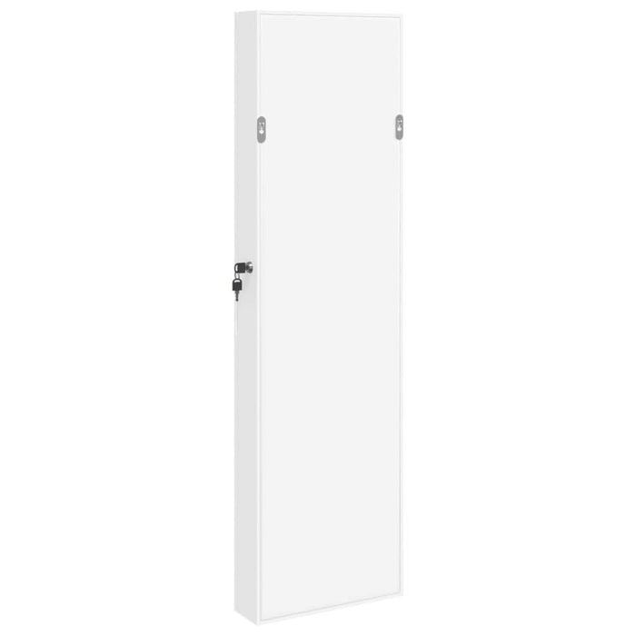 Dulap de bijuterii cu oglindă de perete, alb, 30x8,5x106 cm - WALTI WALTI
