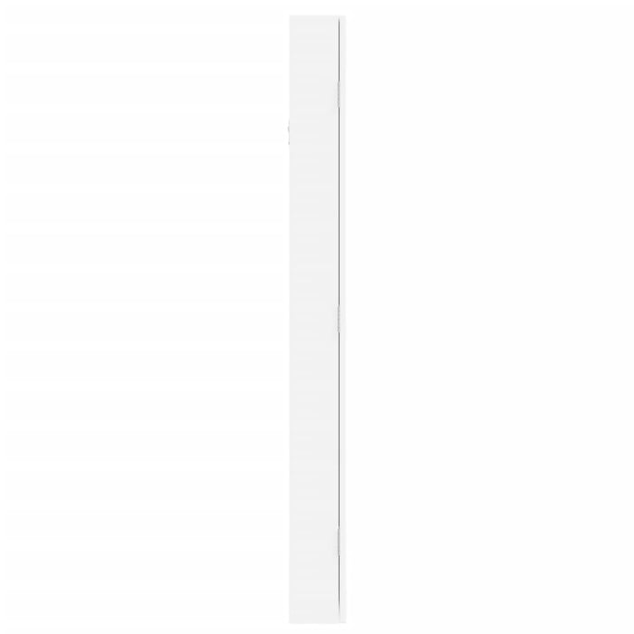 Dulap de bijuterii cu oglindă de perete, alb, 37,5x10x106 cm - WALTI WALTI
