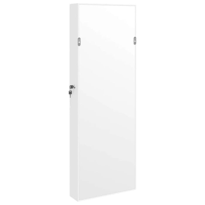 Dulap de bijuterii cu oglindă de perete, alb, 37,5x10x106 cm - WALTI WALTI