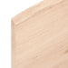 Blat masă 100x40x2 cm stejar masiv netratat contur organic - WALTI WALTI