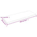 Blat masă 100x40x2 cm stejar masiv netratat contur organic - WALTI WALTI