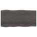 Blat masă, 100x50x2 cm, gri, lemn stejar tratat contur organic - WALTI WALTI