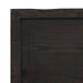 Blat masă, 120x60x6 cm, gri, lemn stejar tratat contur organic - WALTI WALTI