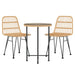 Set mobilier de grădină, 3 piese, poliratan - WALTI WALTI