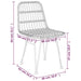 Set mobilier de grădină, 3 piese, poliratan - WALTI WALTI