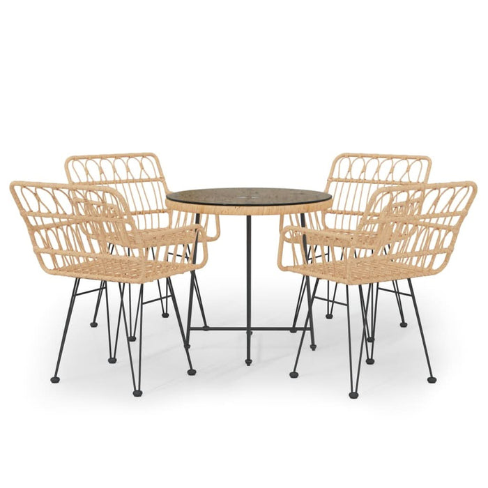 Set mobilier de grădină, 5 piese, poliratan - WALTI WALTI