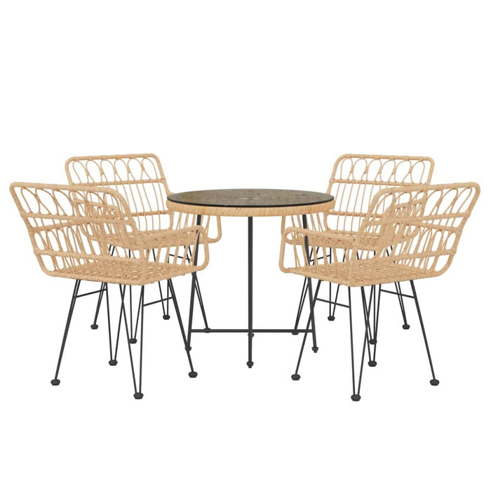 Set mobilier de grădină, 5 piese, poliratan - WALTI WALTI