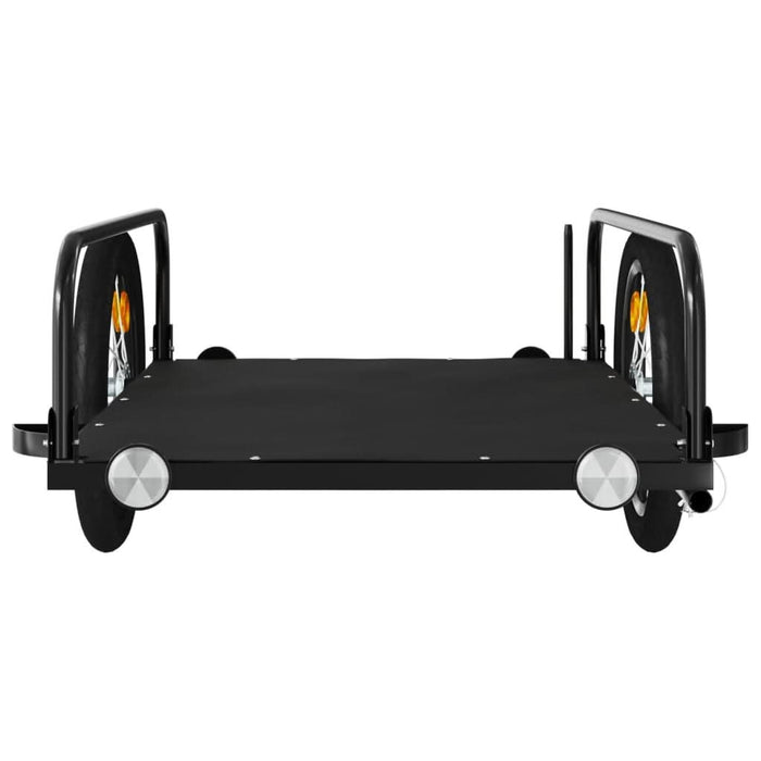Remorcă de marfă pentru bicicletă, negru, 126x63x34 cm, fier - WALTI WALTI