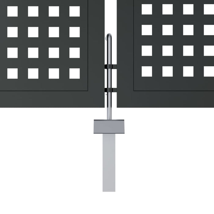 Poartă pentru grădină, antracit, 300x225 cm, oțel - WALTI WALTI