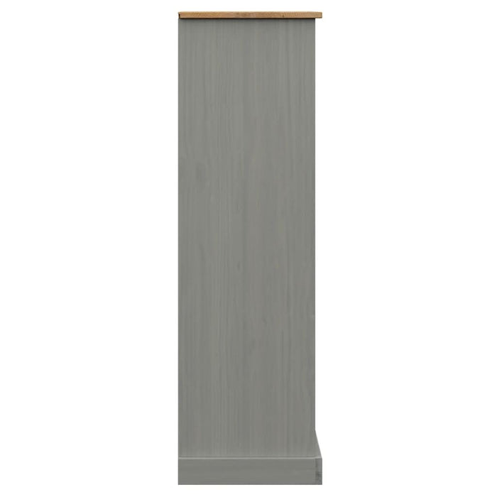 Bibliotecă VIGO, gri, 90x35x114,5 cm, lemn masiv de pin - WALTI WALTI