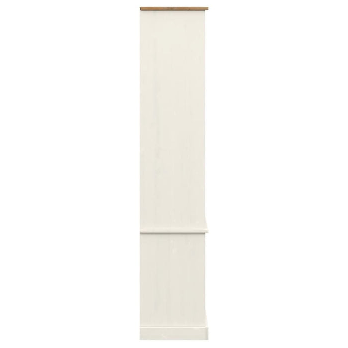 Bibliotecă „VIGO”, alb, 85x35x170 cm, lemn masiv de pin - WALTI WALTI