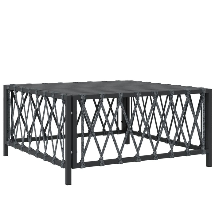 Set mobilier de grădină, 5 piese, cu perne, antracit, oțel - WALTI WALTI