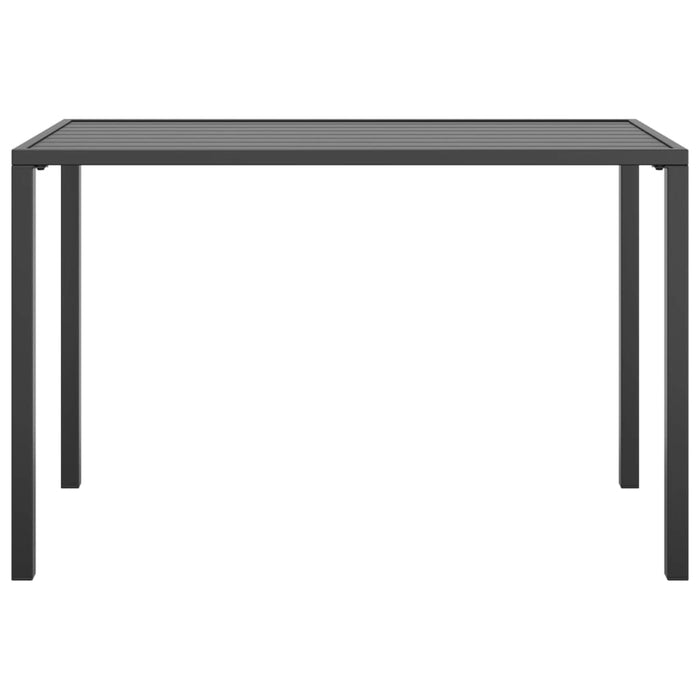 Masă de dining pentru grădină, antracit, 110x54x70 cm, oțel - WALTI WALTI