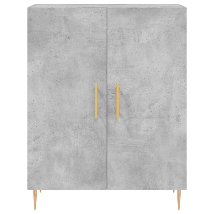 Servantă, gri beton, 69,5x34x90 cm, lemn compozit - WALTI WALTI